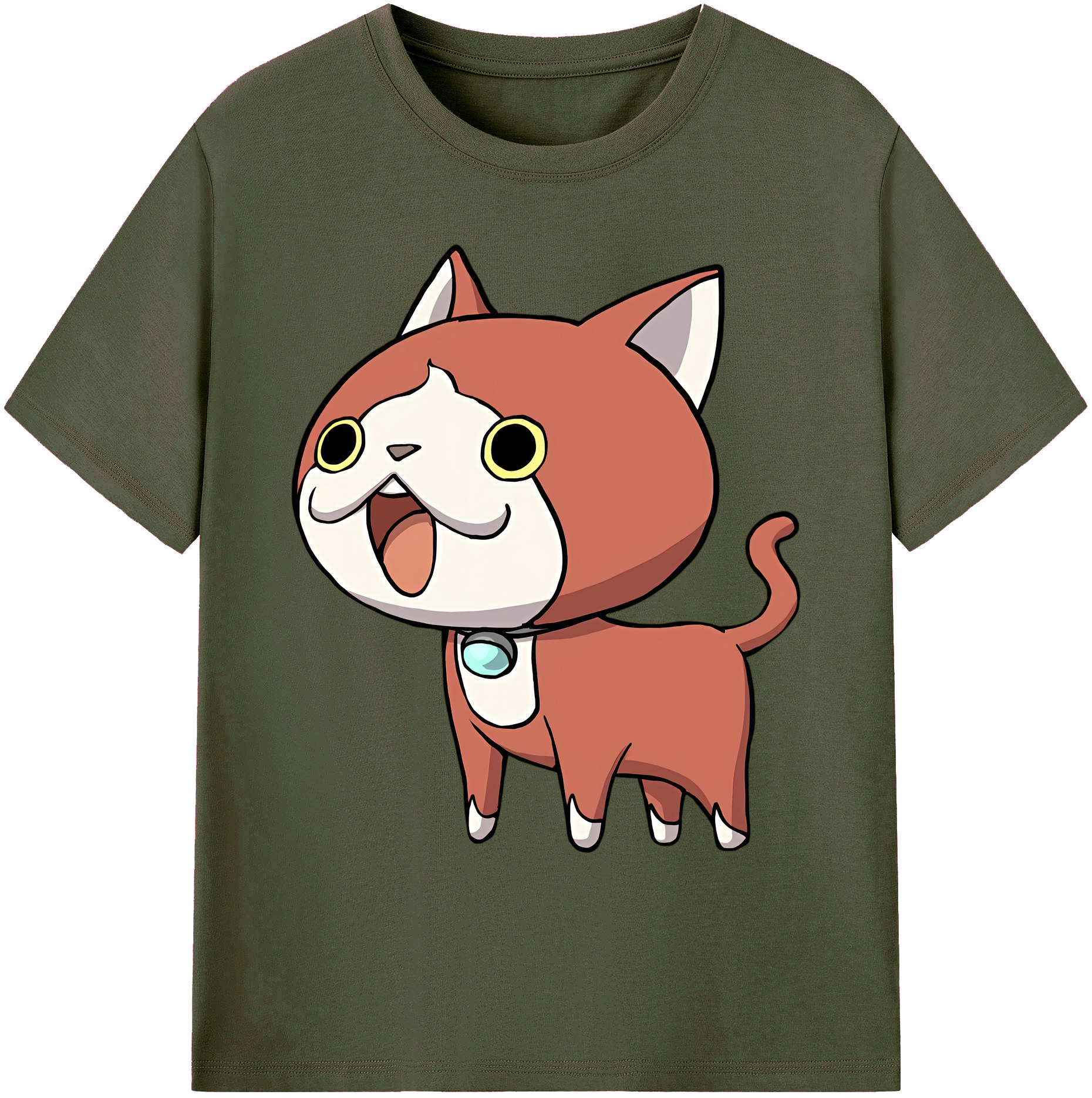 （画像用） 妖怪ウォッチ Yo-kai Watch 綿100％ メンズ半袖Tシャツ｜肌触りやわらか＆通気性